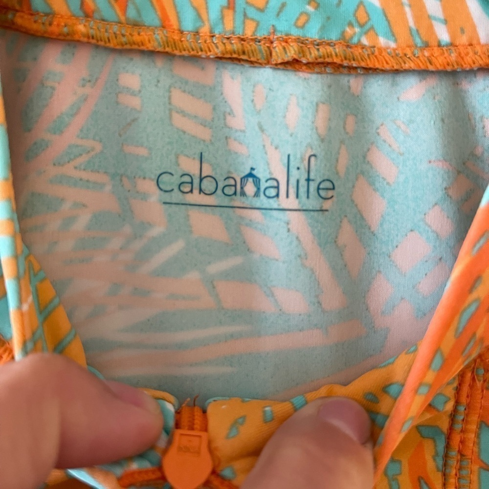 Cabana life longsleeve swim top/Dress • Women’s unsized - Picture 2 of 9